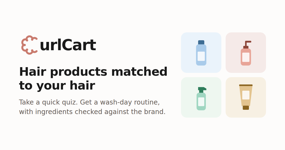 I built a curly hair focused product finder and would apprecciate some feedback